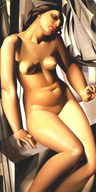 Nude with Sails painting - Tamara de Lempicka Nude with Sails art painting